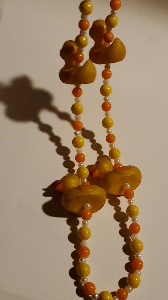 Mardi Gras Rubber Duckie Beads