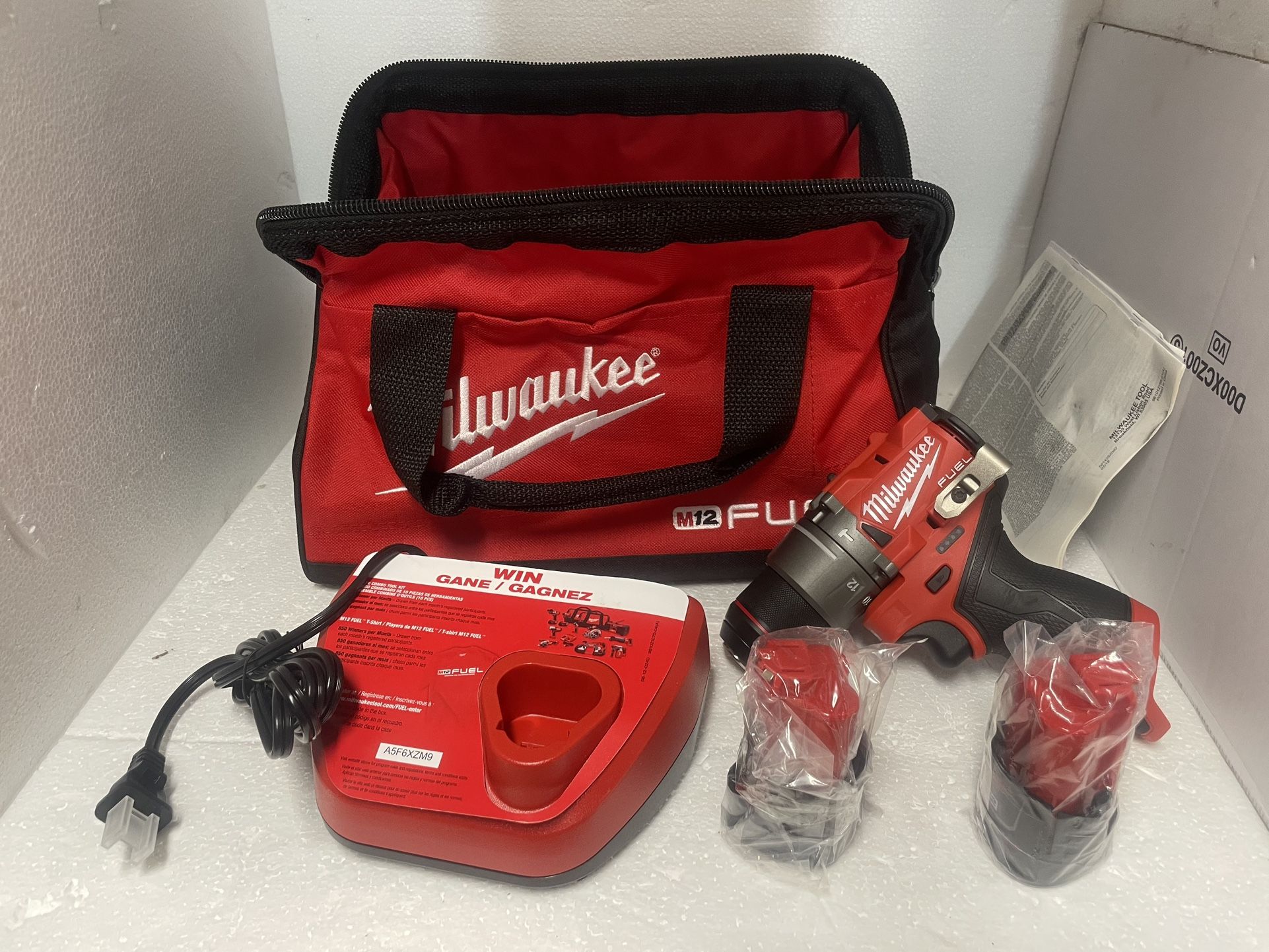 Milwaukee 3404-20 12V Fuel Cordless 1/2" Hammer Drill/Driver