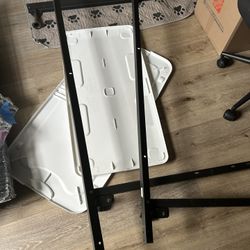 Queen/full Bed Frame With Cross Bar $15