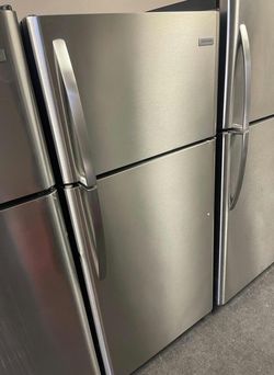 Frigidaire Top Freezer Refrigerator Stainless Steel