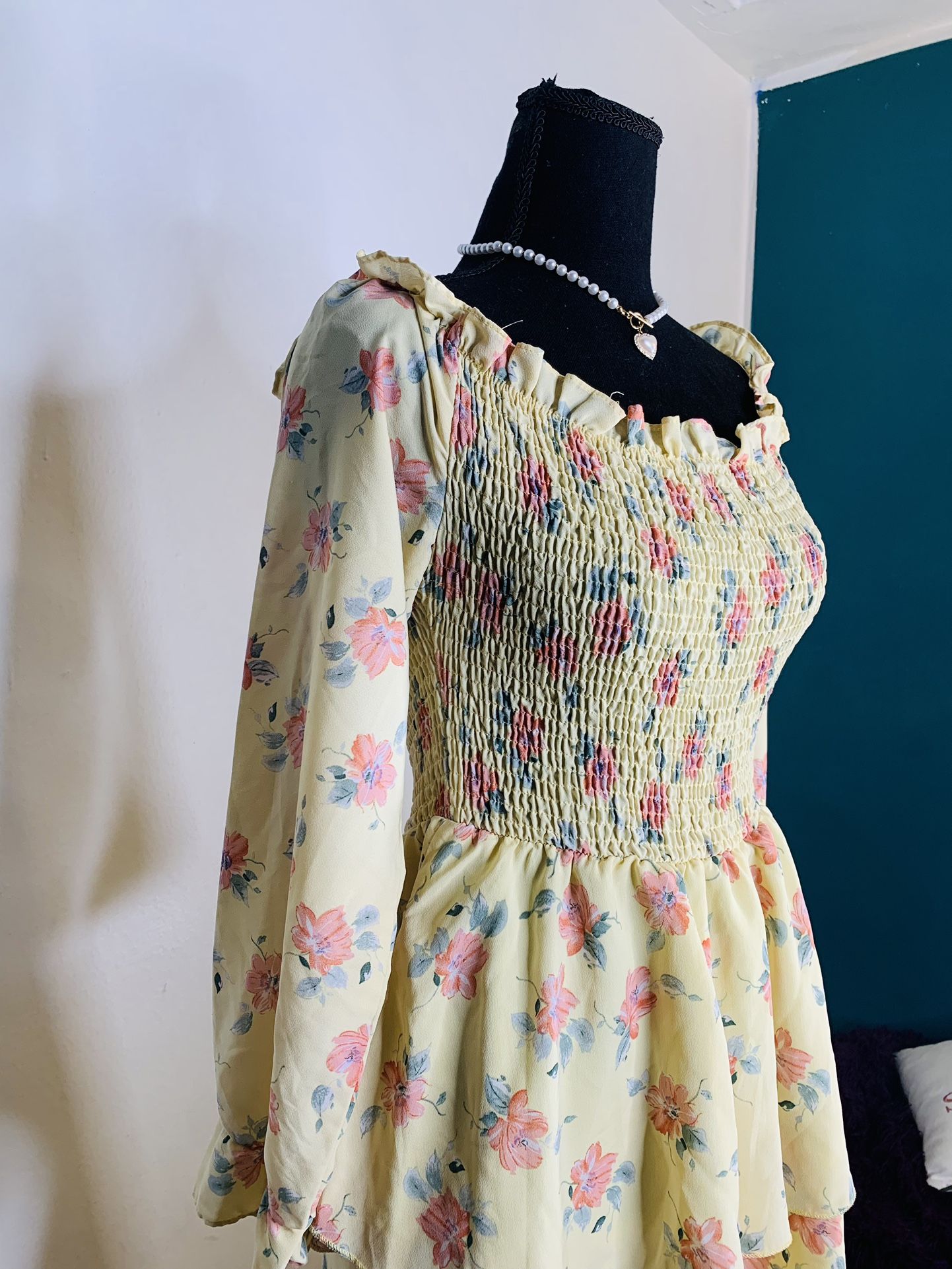 Yellow Vintage Style Dress