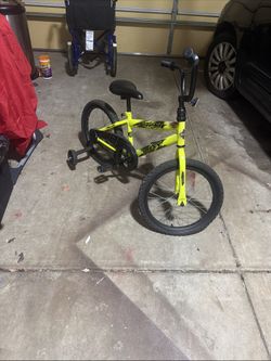 Huffy 18" Rock It Kids' Bike, Fits Riders 3'5" - 4'1", Yellow, Child, Boy's