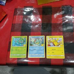 Pokemon 25th Anniversary Cards