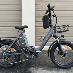 COSWHEEL Y20L 1200 Watt Peak Torque Sensor 52 Miles Range Electric Bike 