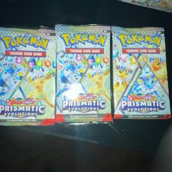 3 Prismatic Evolution Packs