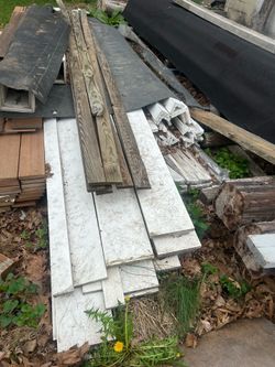 Massive pile of azec plastic trim