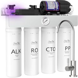 SimPure T1-400ALK Alkaline UV Reverse Osmosis System NEW