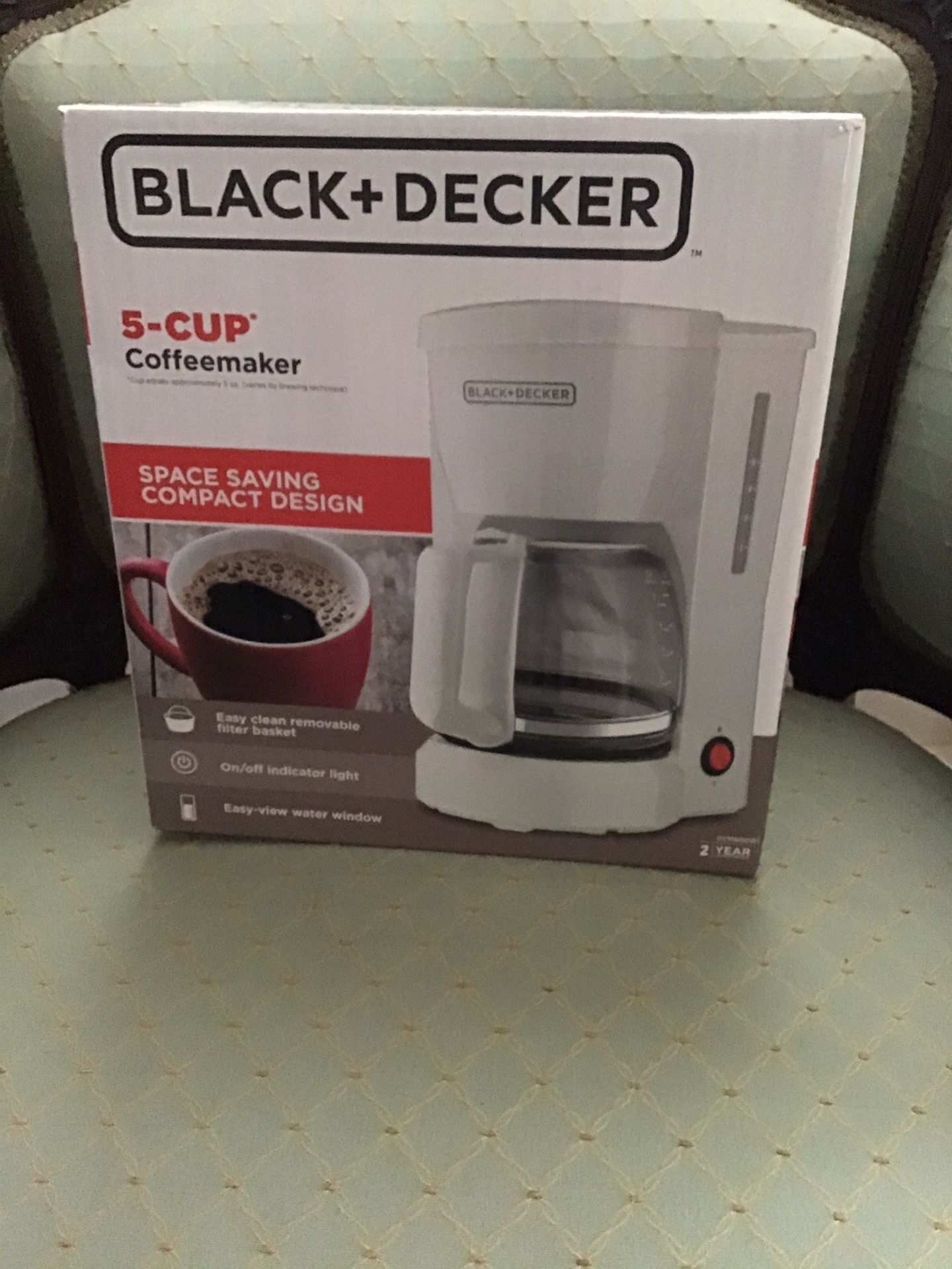 Brand New Black& Decker 5 cup coffee maker