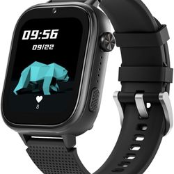 Kids Smart Watch Gift for Girls Age 5-12, 4G Kids Watch 47 Games, HD Touch Screen Two-Way Calling Feature, School Settings, SOS, Birthday Gift for Boy