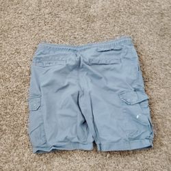 Blue Cargo Shorts Medium 