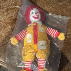 1980 Ronald McDonald Plush Doll