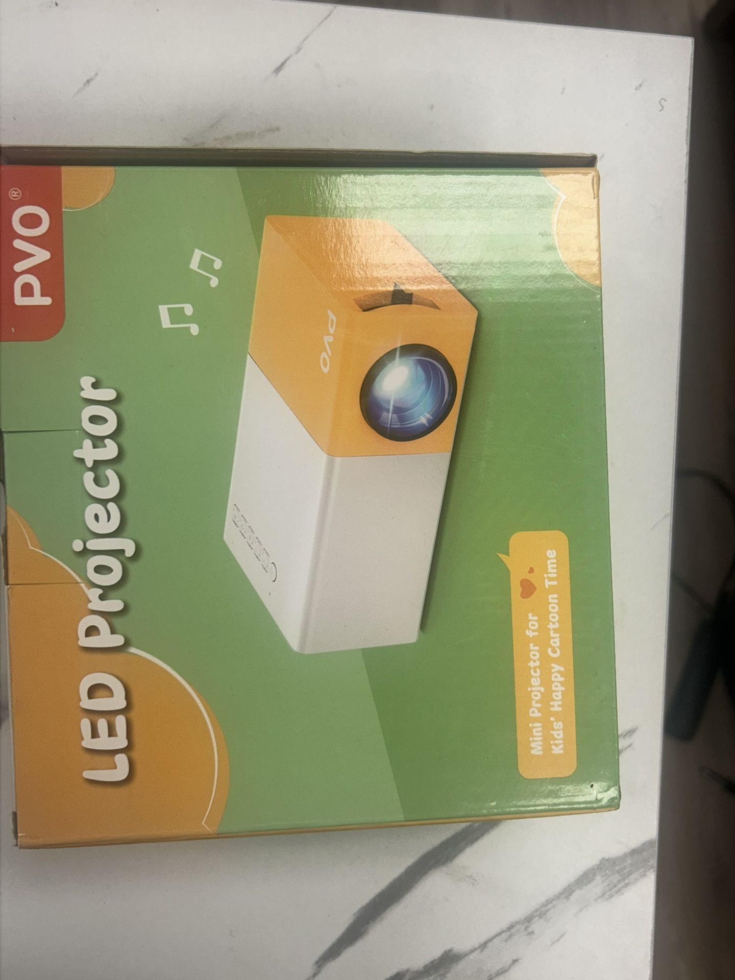 2x PVO Mini LED Projectors for Kids – Brand New in Box