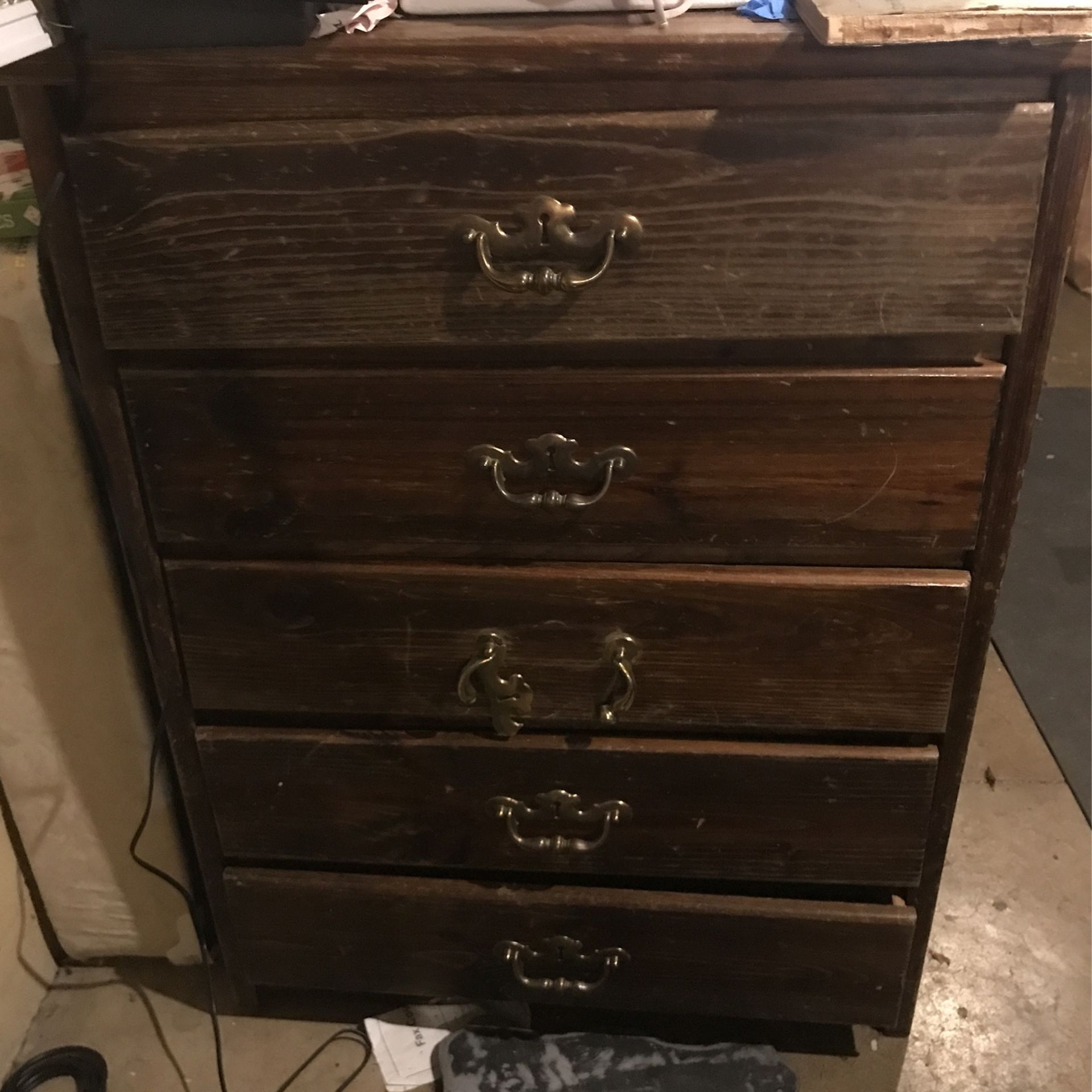 1800s Wooden Dresser 