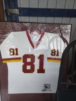 Art Monk Framed Redskins Jersey