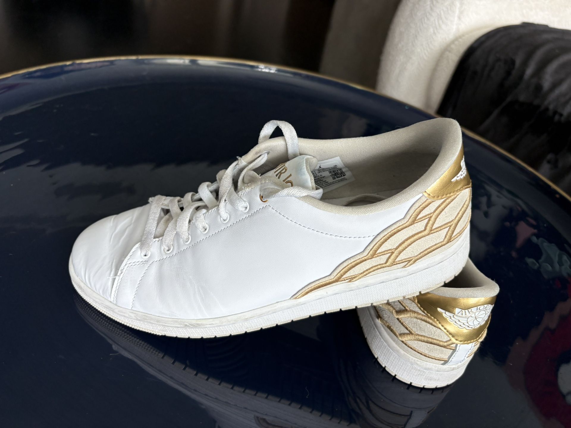 Air Jordan White/Gold