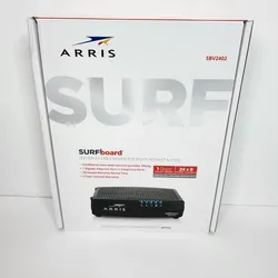 New ARRIS SURFboard (24x8) DOCSIS 3.0 Internet & Voice Cable Modem Xfinity (SBV2402) connection