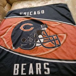 Chicago Bear Fan Flag
