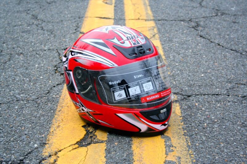 Custom full face motorcycle helmet