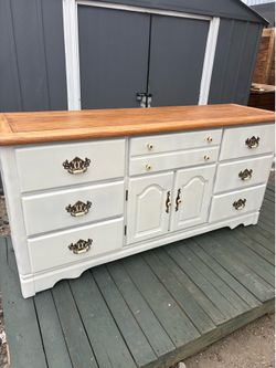 White dresser