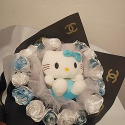 eternity roses white 🤍 blue 💙