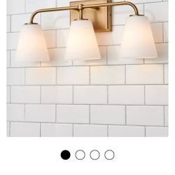 (2) Shades Of Light 3-light Fixture And Bulbs UNOPENED