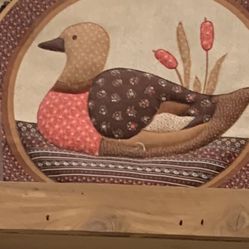 Quoted Duck Framed Wall Hanging