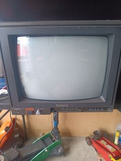 vintage Panasonic BT-S1300N color video monitor manufactured in April 1986.