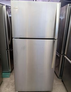 Whirlpool Top Mount Stainless Fridge
