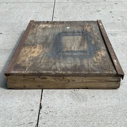 Skateboarding Ledge Box Wood Deck