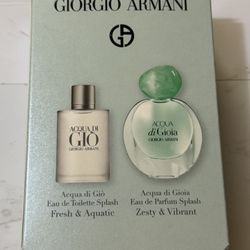 Giorgio Armani Acqua di Gioia & Acqua di Gio Duo mini gift set authentic perfume