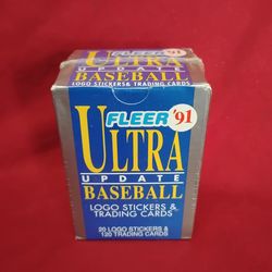 Brand New Factory Sealed 1991 Fleer Ultra Update 120 Baseball Cards - Boxed