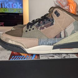 Air Jordan 3 Patchwork Sizes 8.5m And 11m