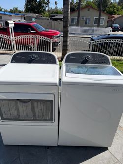 XL washer and gas dryer