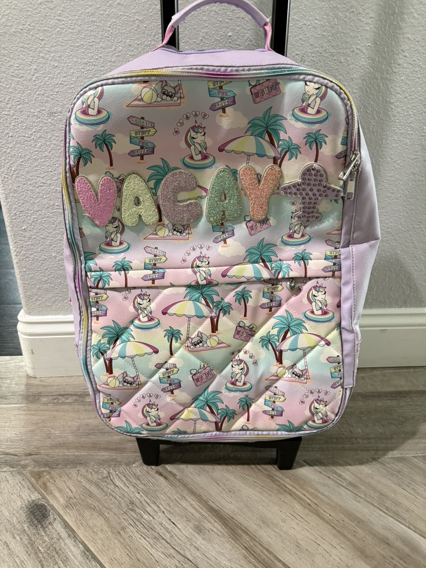 Girls Vacay Unicorn Cute Suitcase
