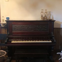 Chase,Upright Piano,brown (year 1850)
