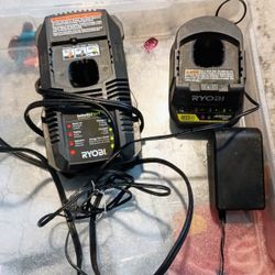 2 Ryobi Chargers