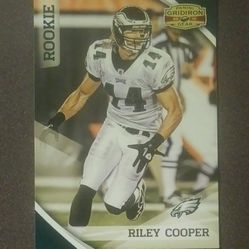 2010 Panini Gridiron Gear Riley Cooper Philadelphia Eagles #235 RC Rookie Football Card Collectible NFL