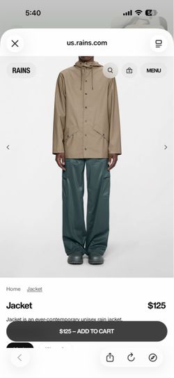 RAINS rain jacket