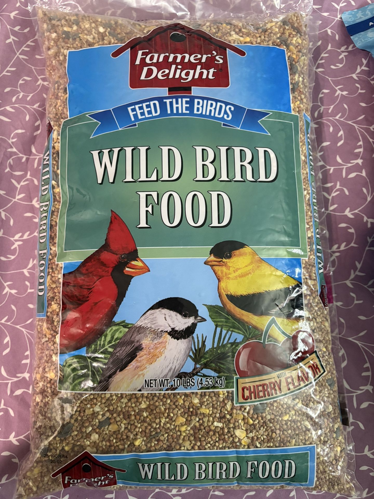 Alimento para pájaros silvestres.