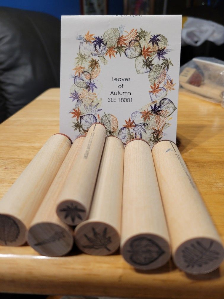 Rubber Stamps Leaves Of Autumn Set