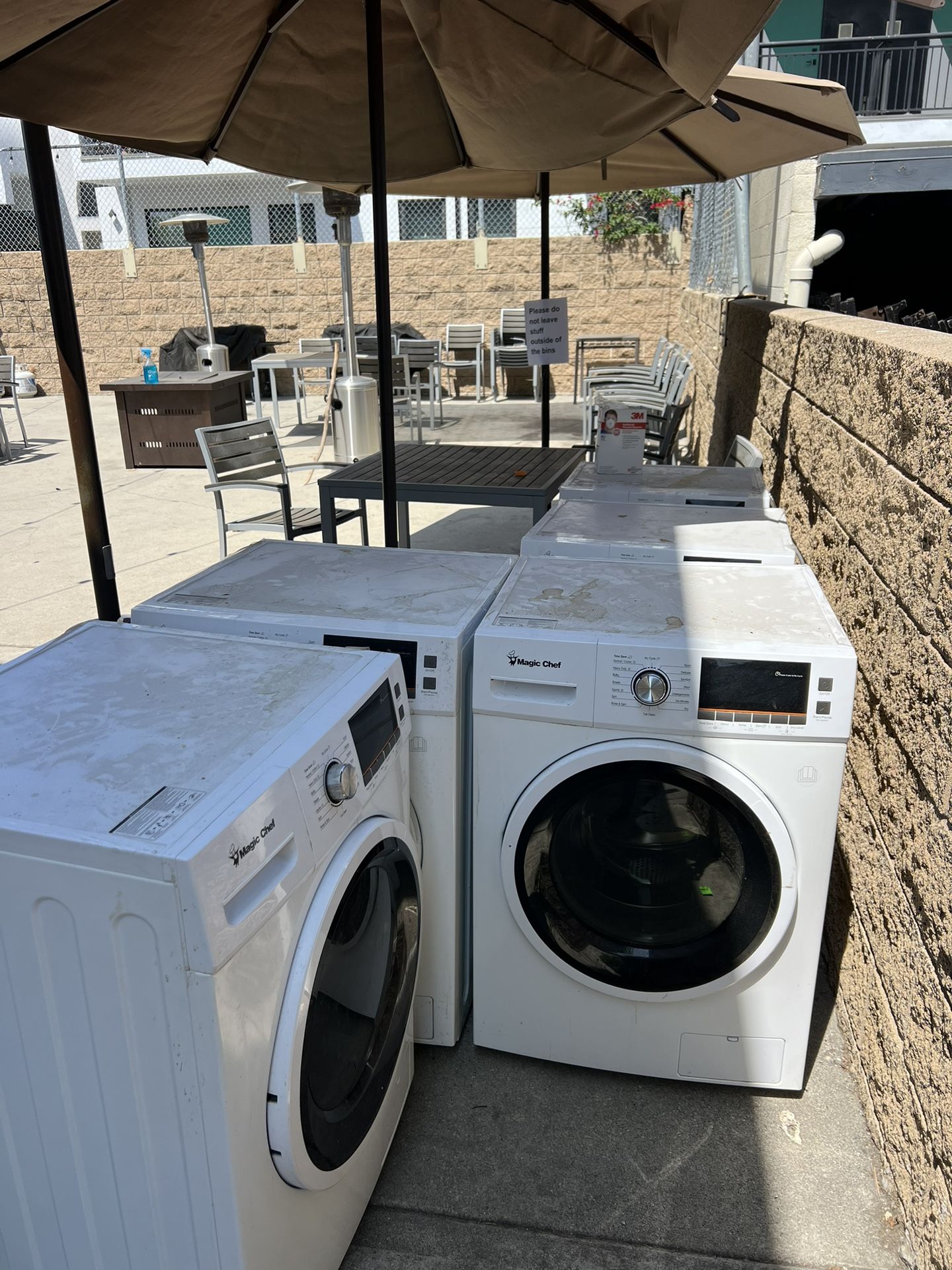 Magic Chef MCSCWD20W3 Combo Washer and Dryer