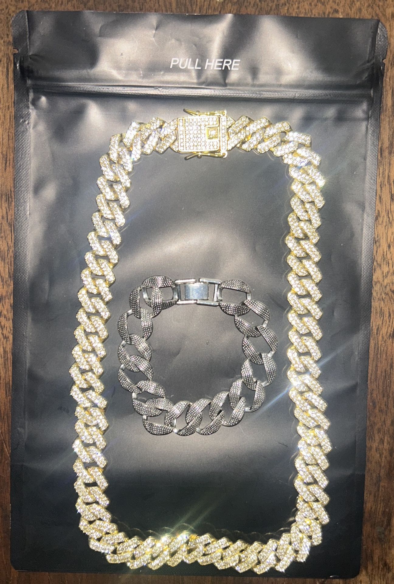 Faux Jewelry Hip Hop Bling Cuban