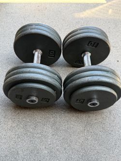 70lb dumbbell set