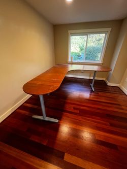 IKEA Galant Large Modular L-Shaped Desk – Adjustable Height – $75 OBO