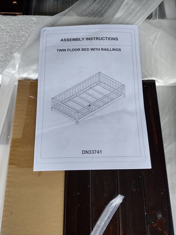 Twin Floor Bed for Children. Brand New.