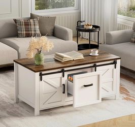 Coffee Table with Fridge