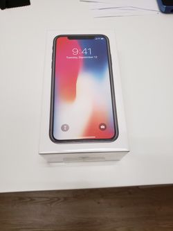 IPhone X 64GB/256GB (Silver) $20/mo