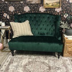Green Accent Sofa