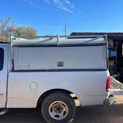 WHITE CAMPER FOR SALE 81L X 64W $300 OBO