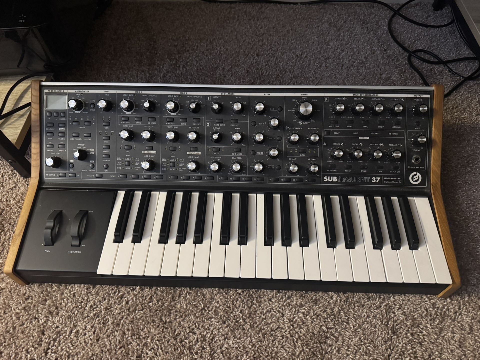 Moog Subsequent 37 Analog Synthesizer – Lightly Used - $1,500